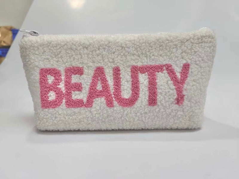 Sherpa Large Cosmetic Bag - BEAUTY