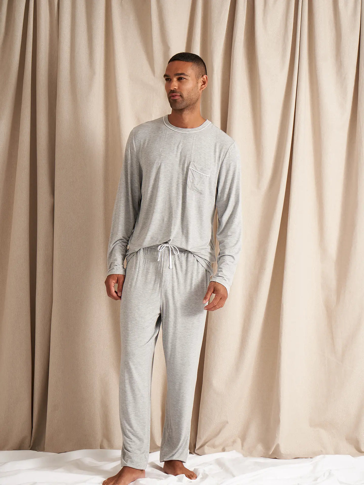 Bamboo PJ Set in Grey