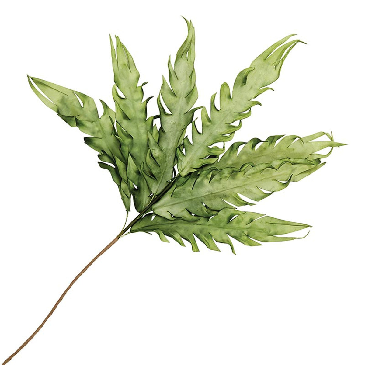 Tige artificielle de feuille verte