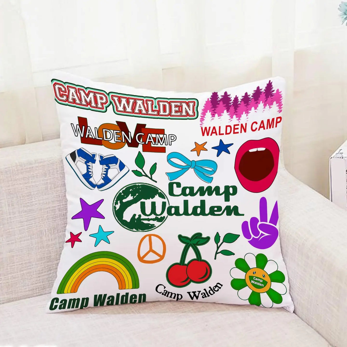 Coussin autographe - Camp Walden