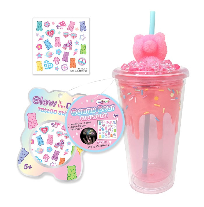 Gummy bear hydration cup