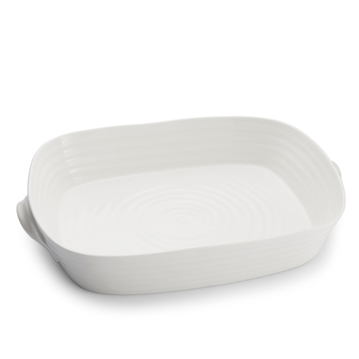 Plat à rôtir rectangulaire blanc de grande taille avec anses SOPHIE CONRAN