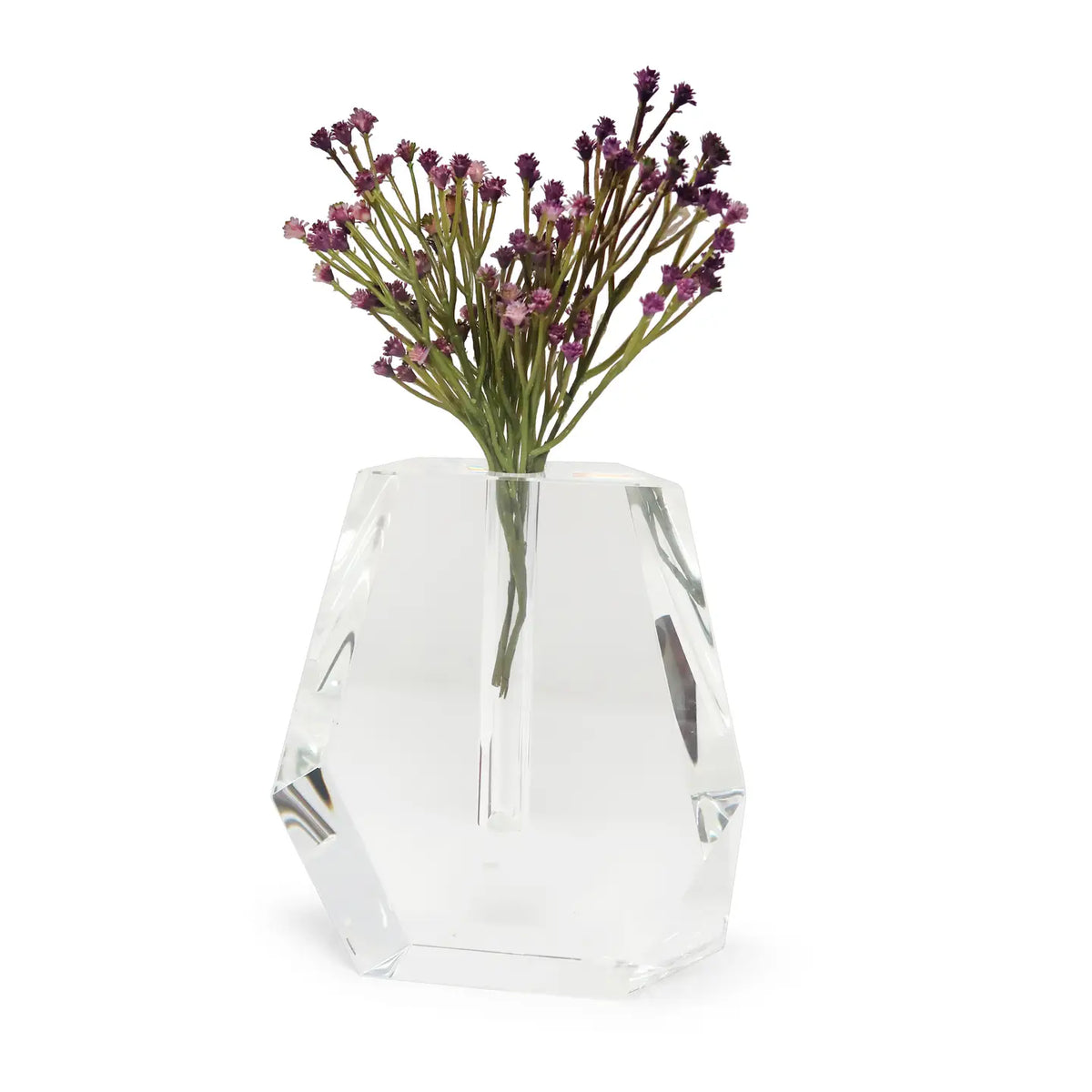 Crystal Bud Vase Dimensional Design - Large