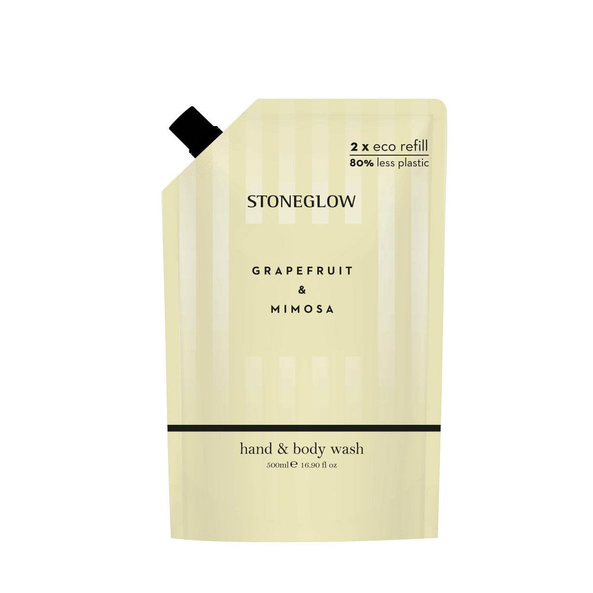 Pamplemousse et Mimosa - Recharge pour gel douche mains et corps