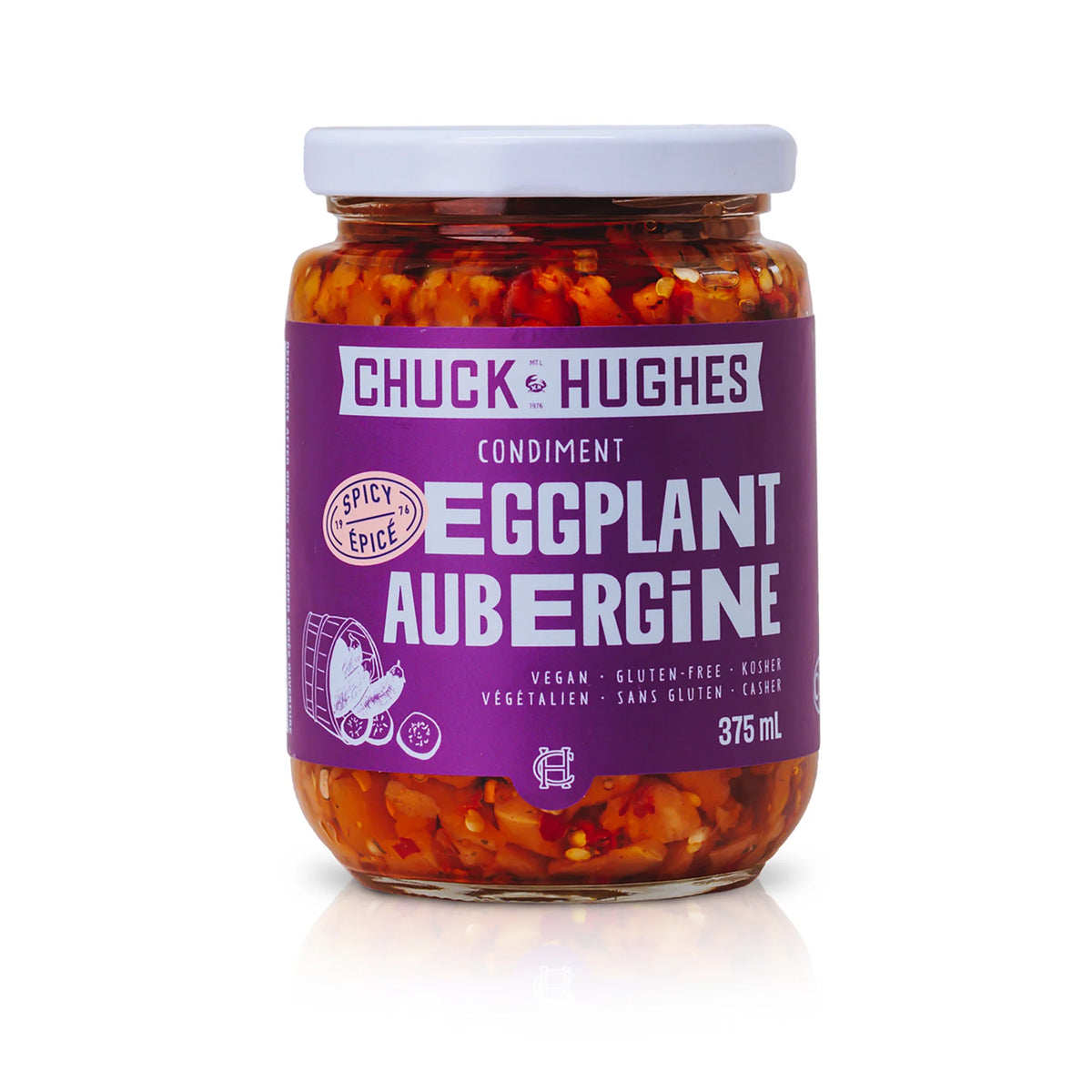 Chuck Hughes condiment - Eggplant (spicy)