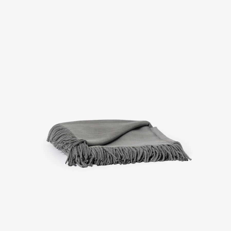 Couverture 100 % soie - gris