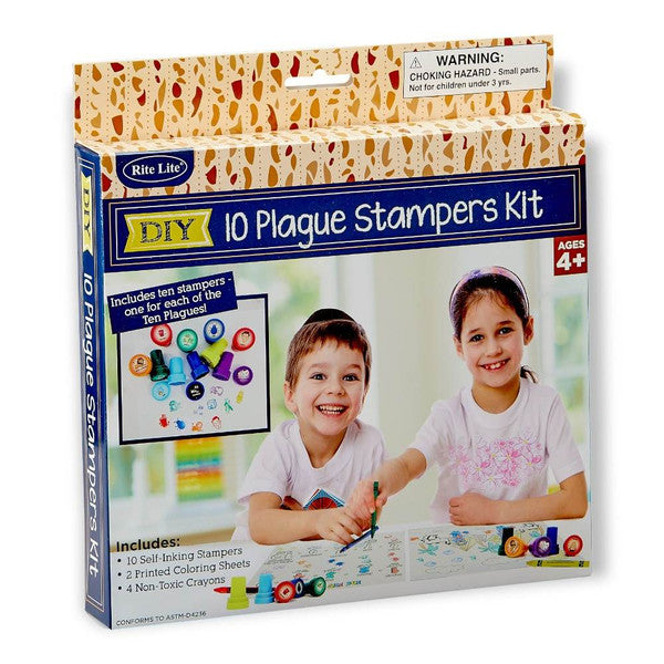 DIY 10 plague stampers kit
