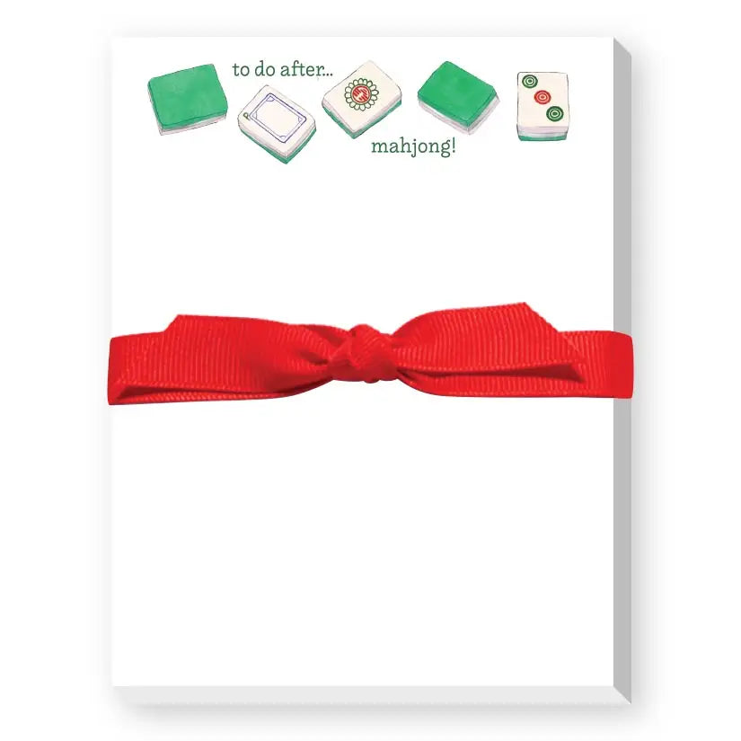 À faire après le mini bloc-notes de mahjong