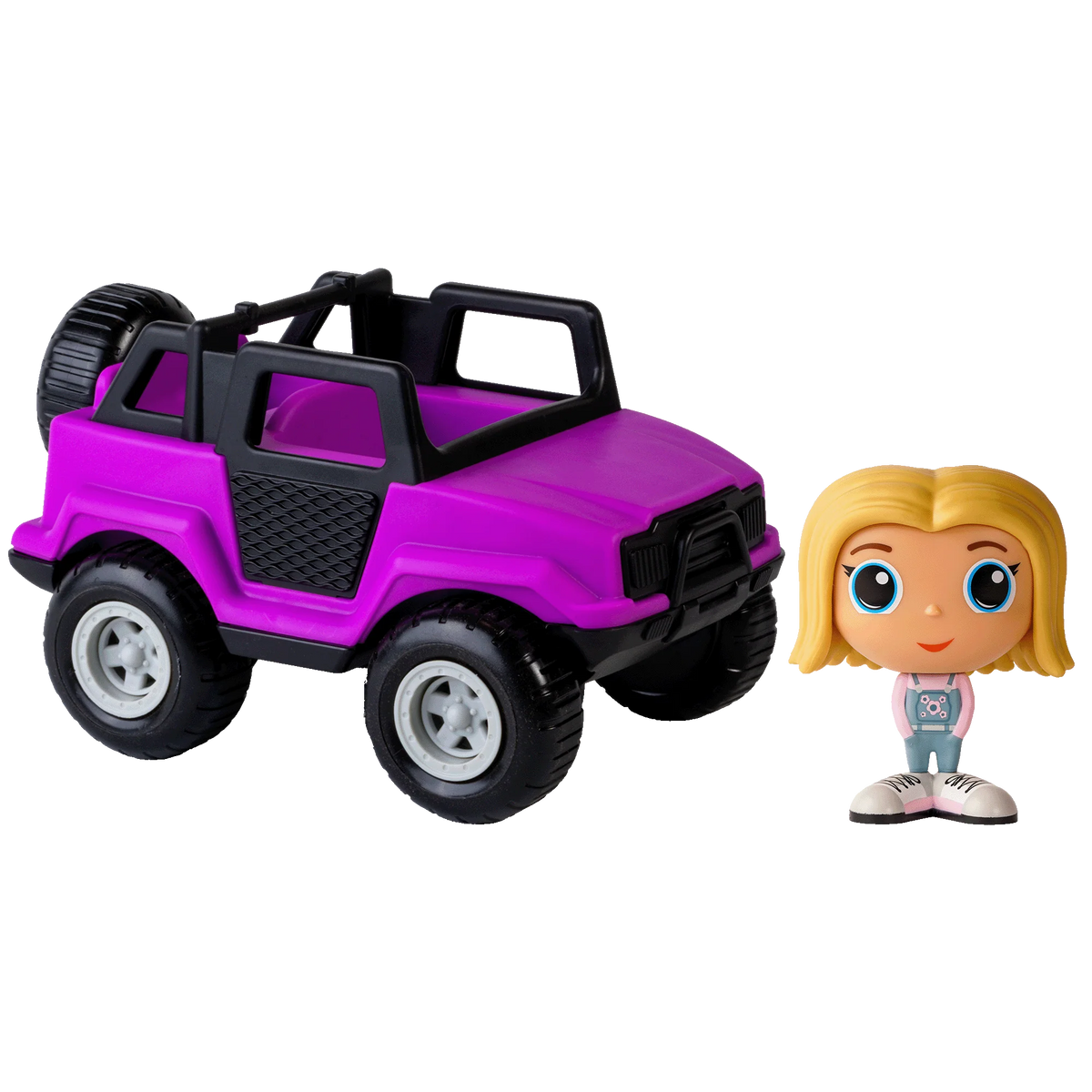 Off-Road Vehicle Purple with Figure - azra
