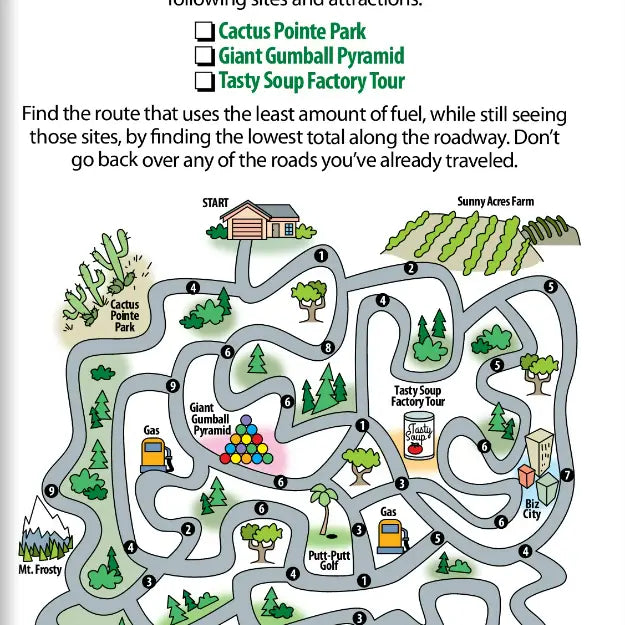 Activity Book - Super Fun Road Trip Activities