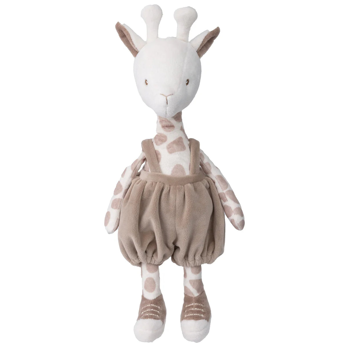 Giraffe in overalls