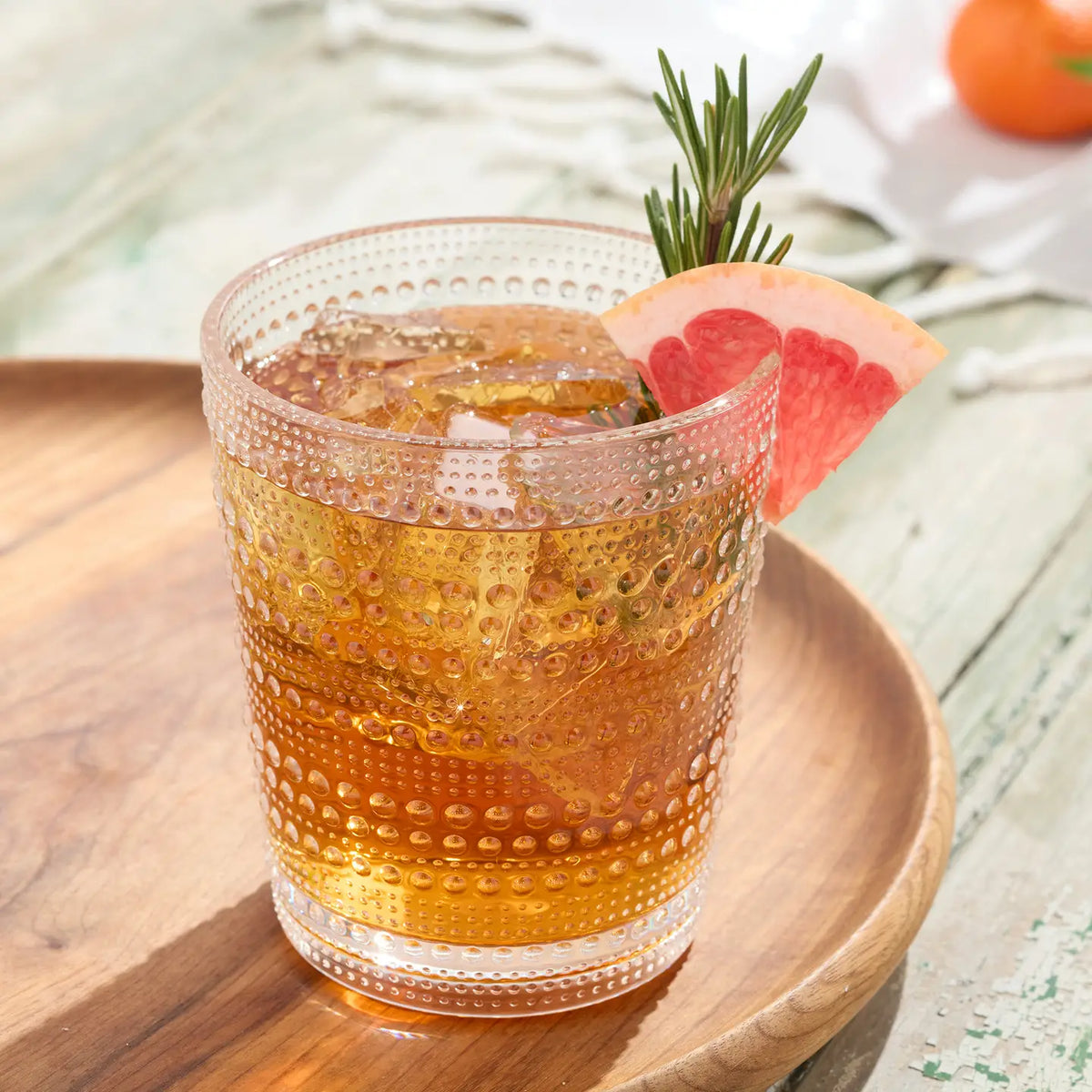 Verre acrylique transparent 16 oz.