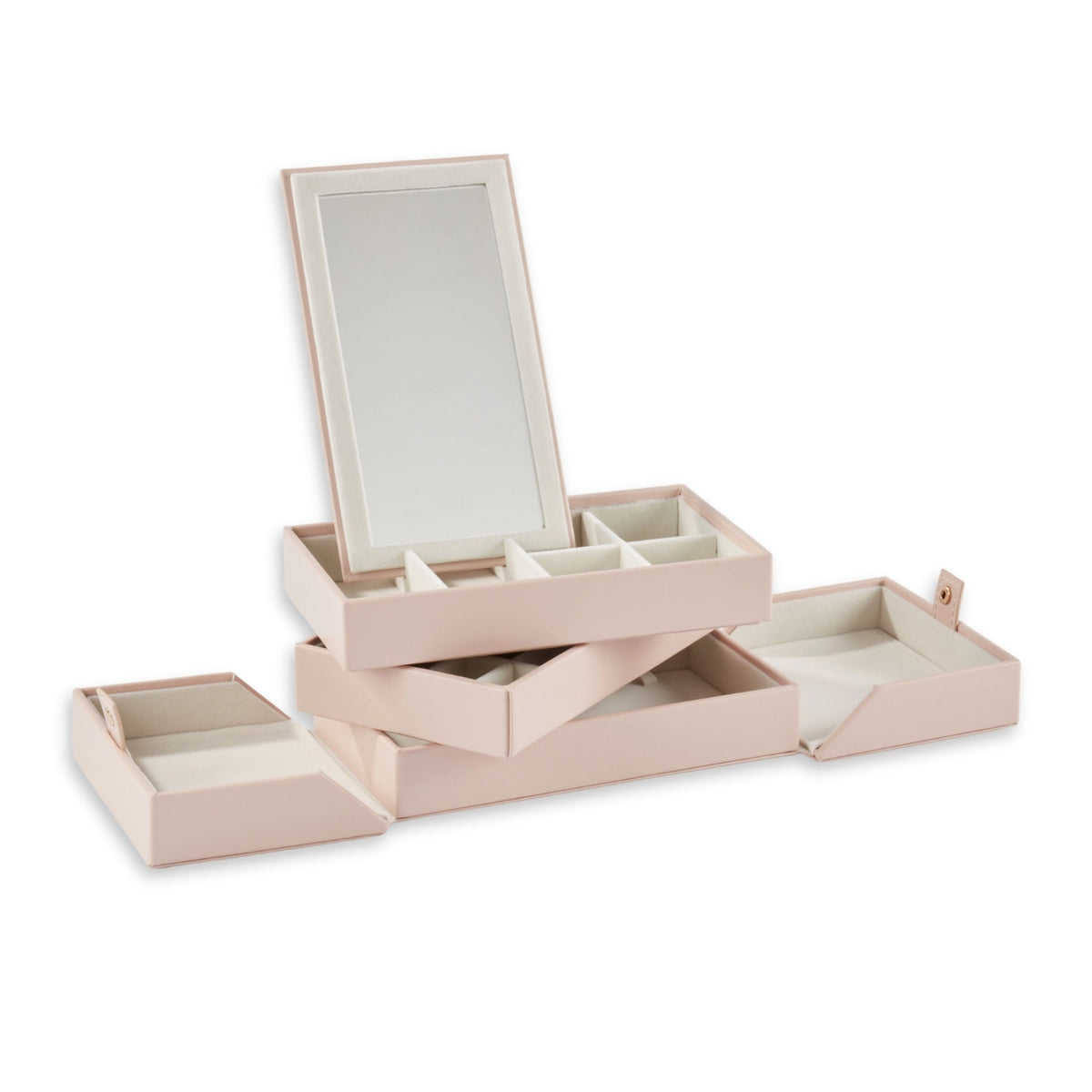 Personalized Jewelry Box-Multi-Level - Pink