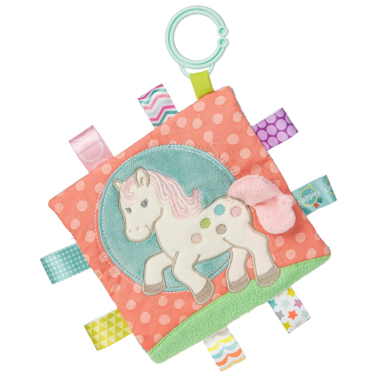 Taggies Crinkle Me painted pony 6”x6”