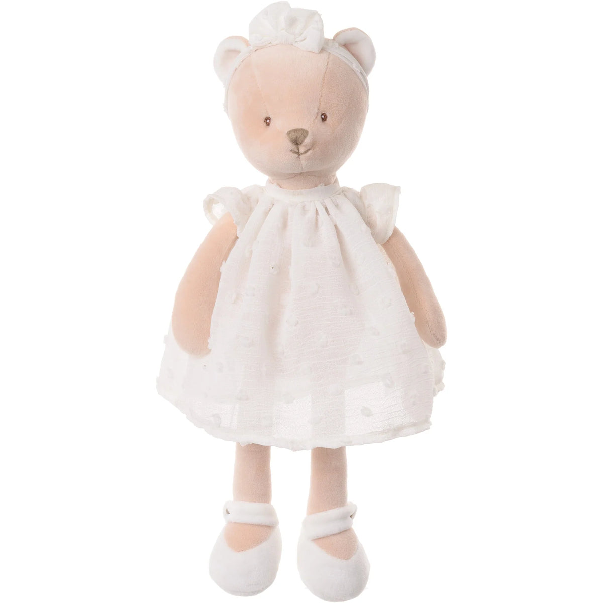 White dressed bear