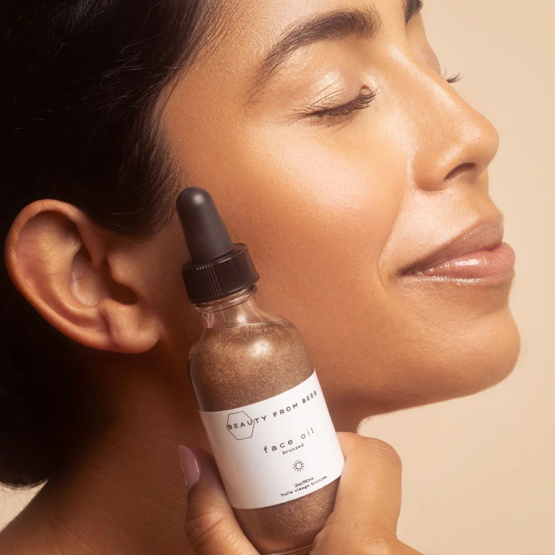 Beauty from bees- bronzed face oil 2oz