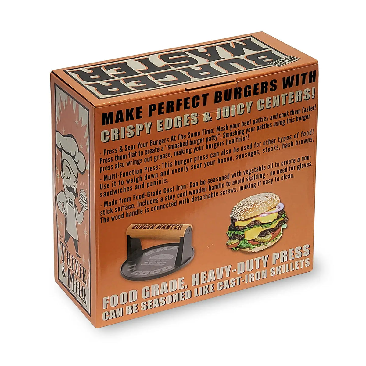 SMASH BURGER CAST IRON PRESS