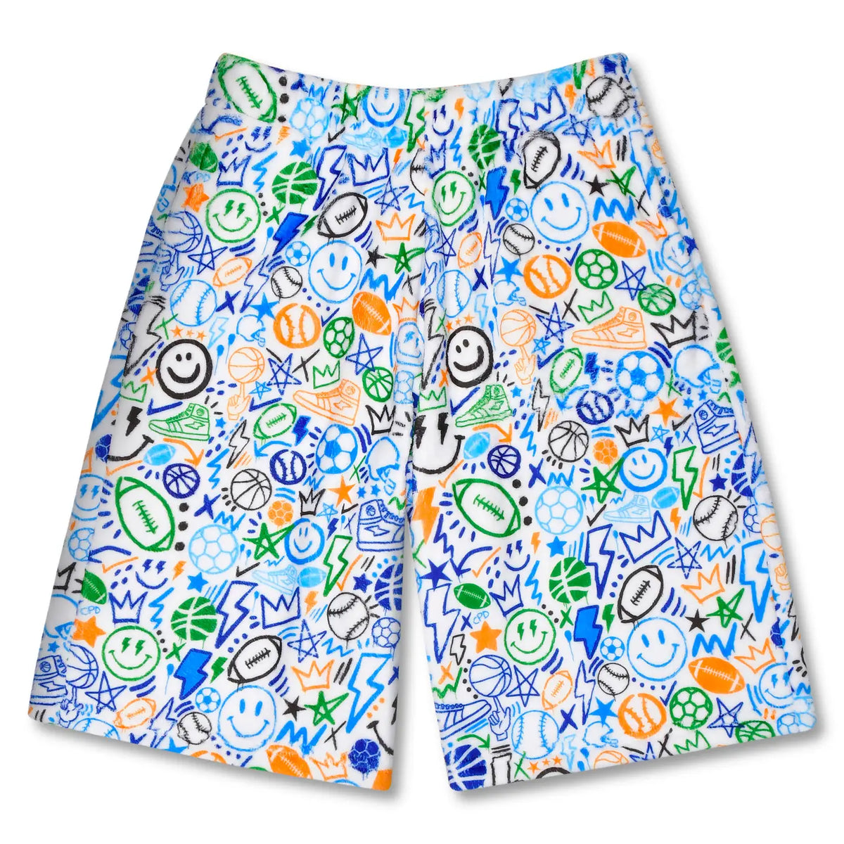 Short en peluche Let's Go Sports par Corey Paige