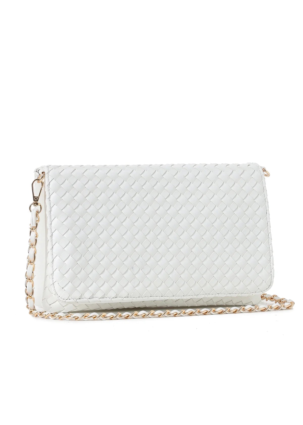 Bandoulière en cuir vegan tressé - Nuage
