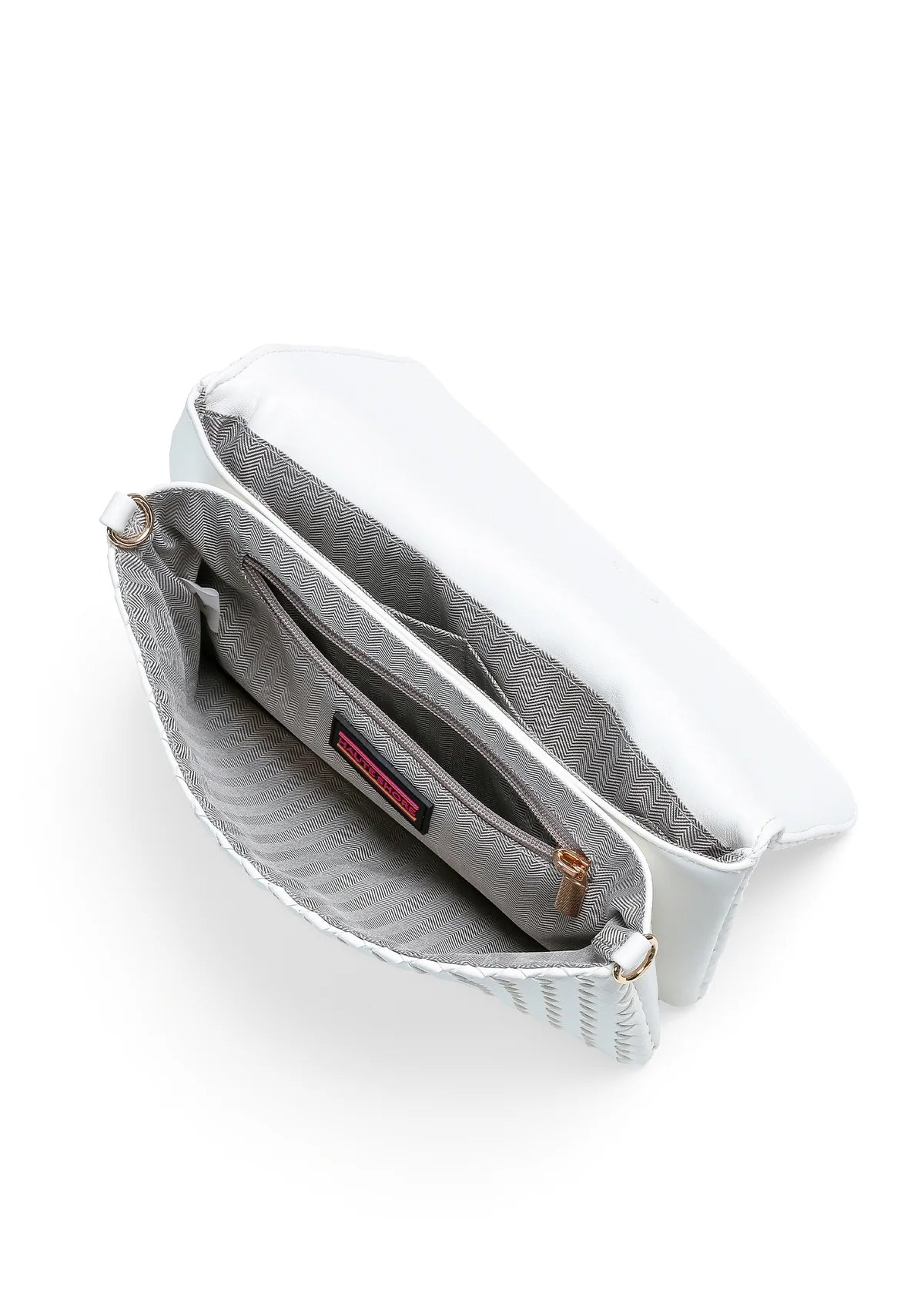 Bandoulière en cuir vegan tressé - Nuage