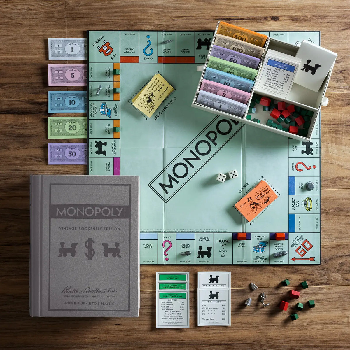 Édition de bibliothèque vintage Monopoly
