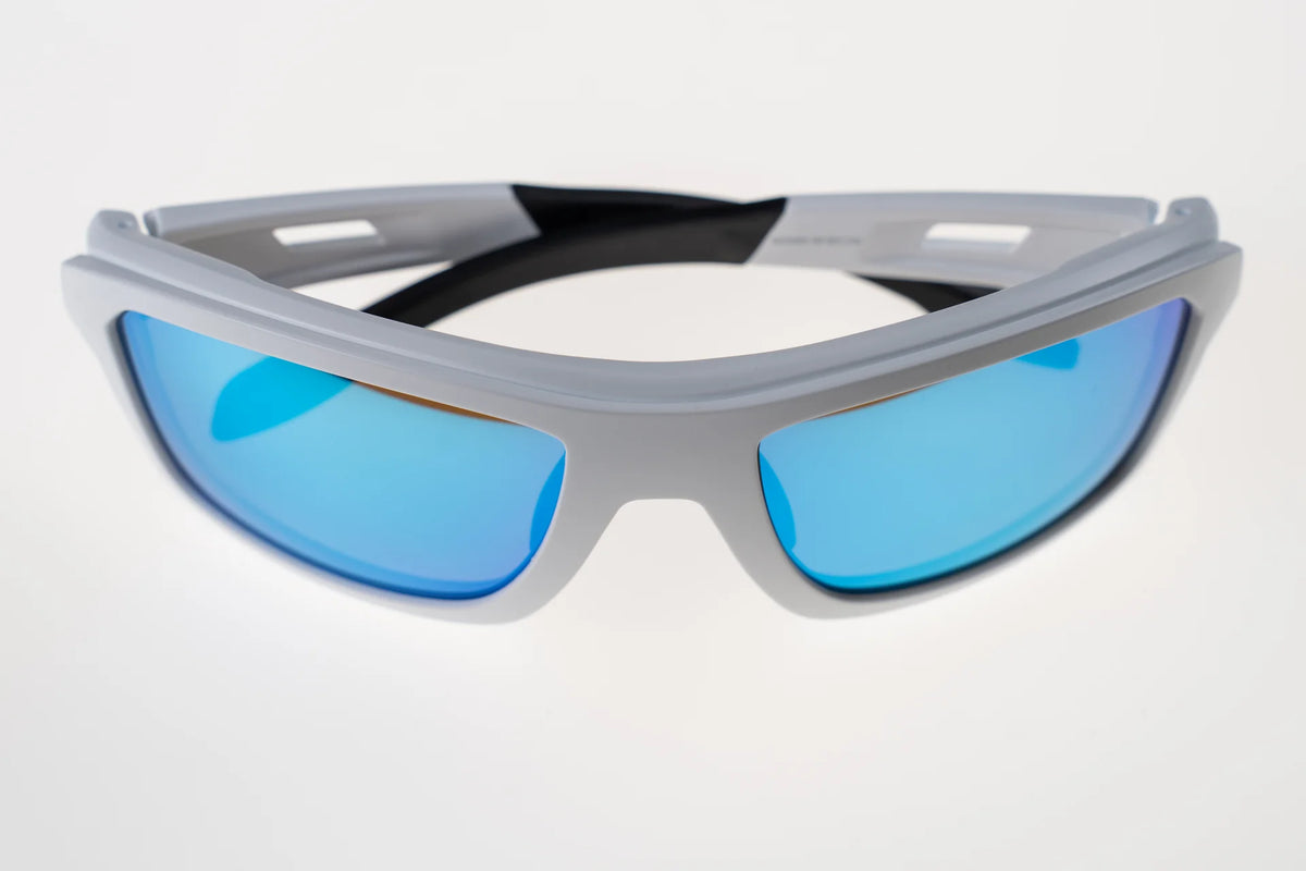 Lunettes de pickleball Knockout Optics : blanches