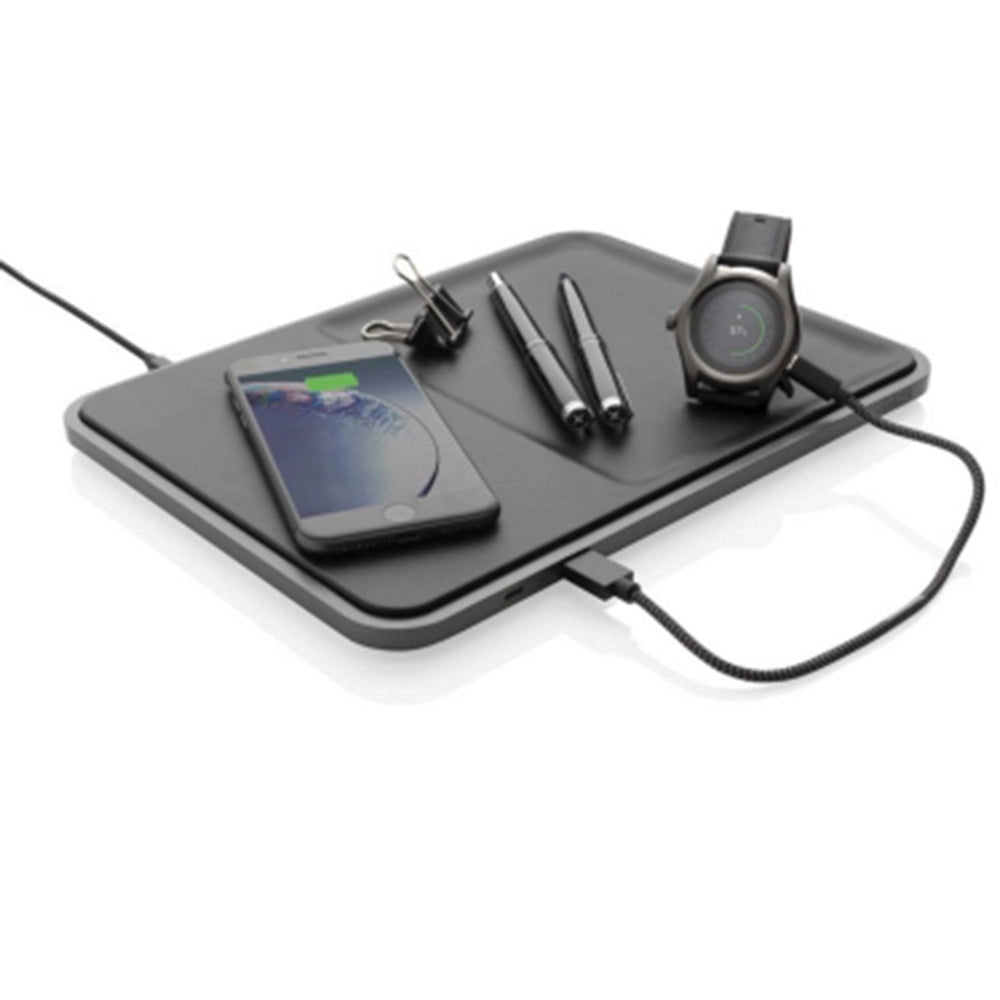 Black Wireless Charging Tray