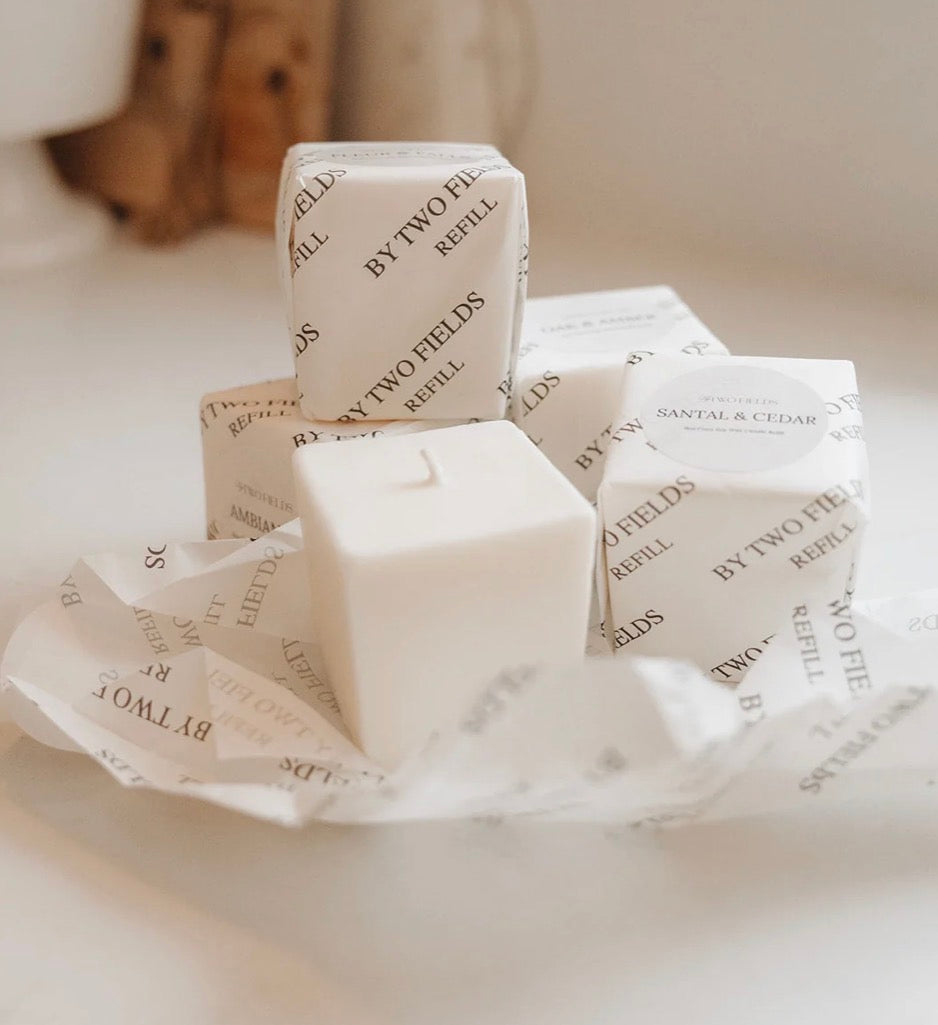 Santal & cedar - 9oz Candle Refill