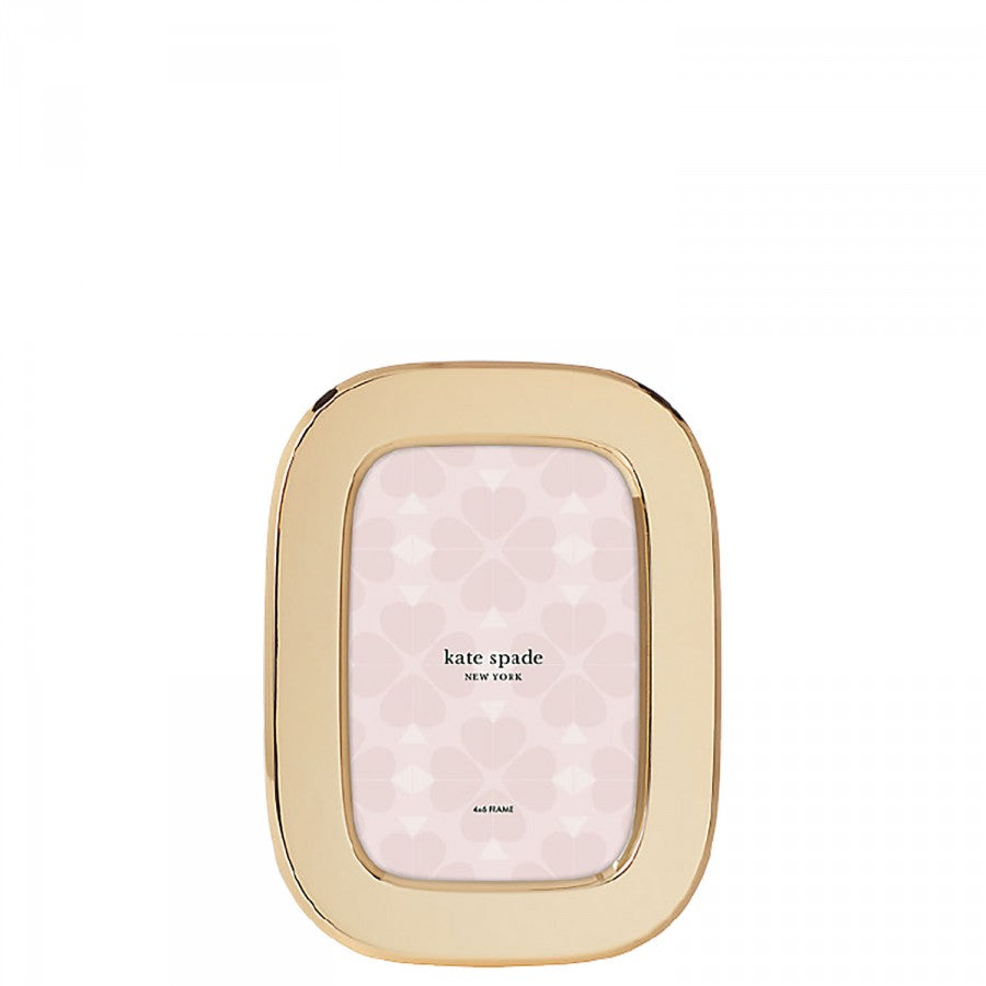 Kate Spade - Cadre ovale doré South Street 4" x 6"