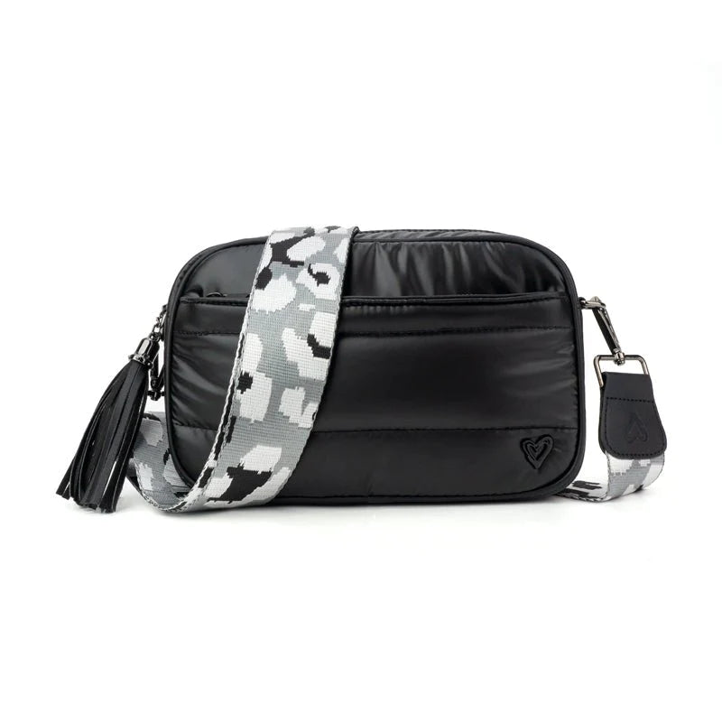 Brooklin Puffer Crossbody - Black