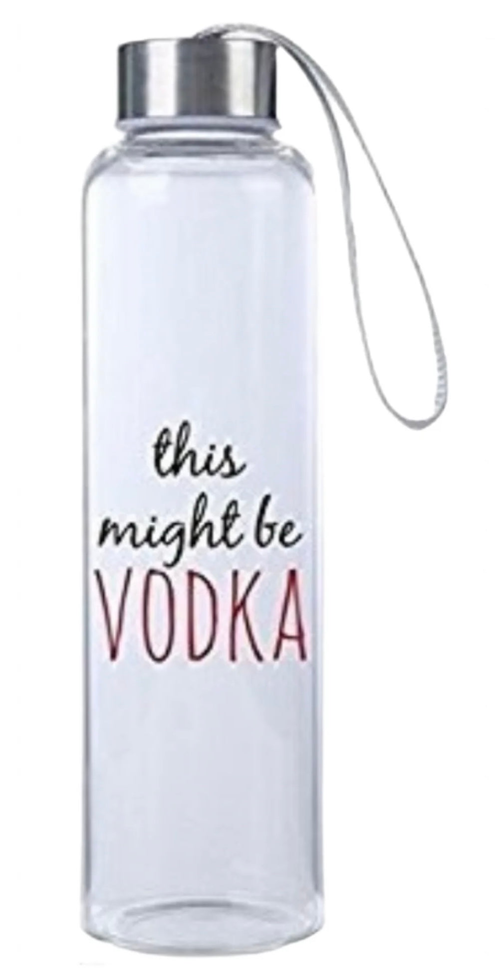 Glass Waterbottle - Might be Vodka