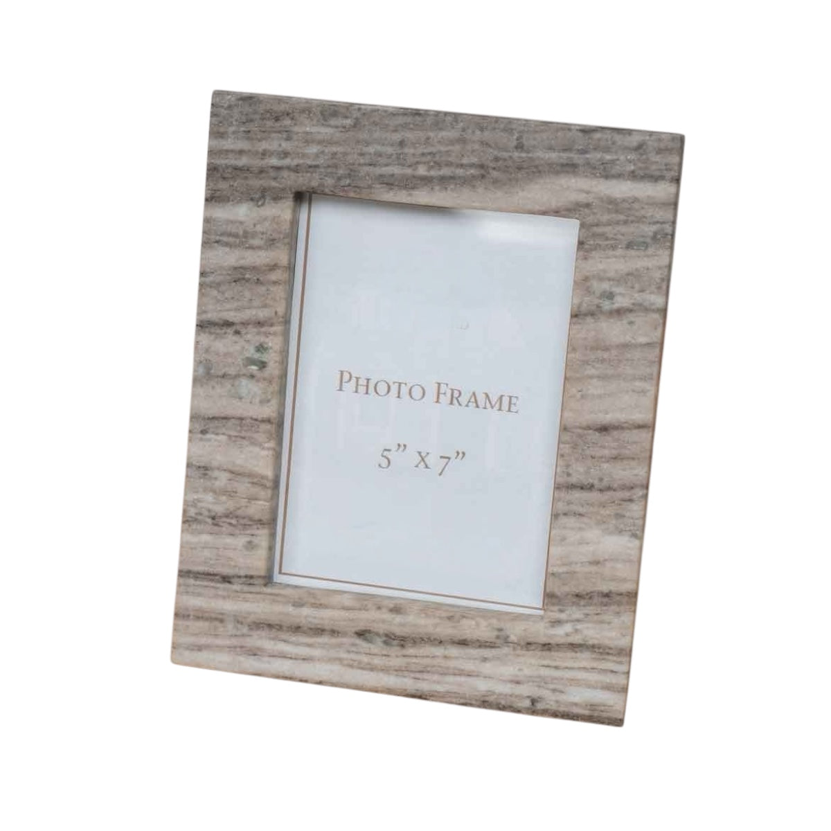 Cadre photo en marbre – Taupe 5”x7”