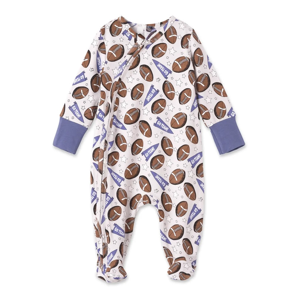 Go team bamboo baby romper
