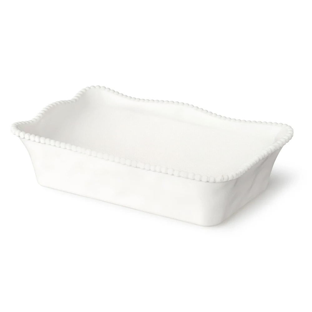 Bol rectangulaire en mélamine crème