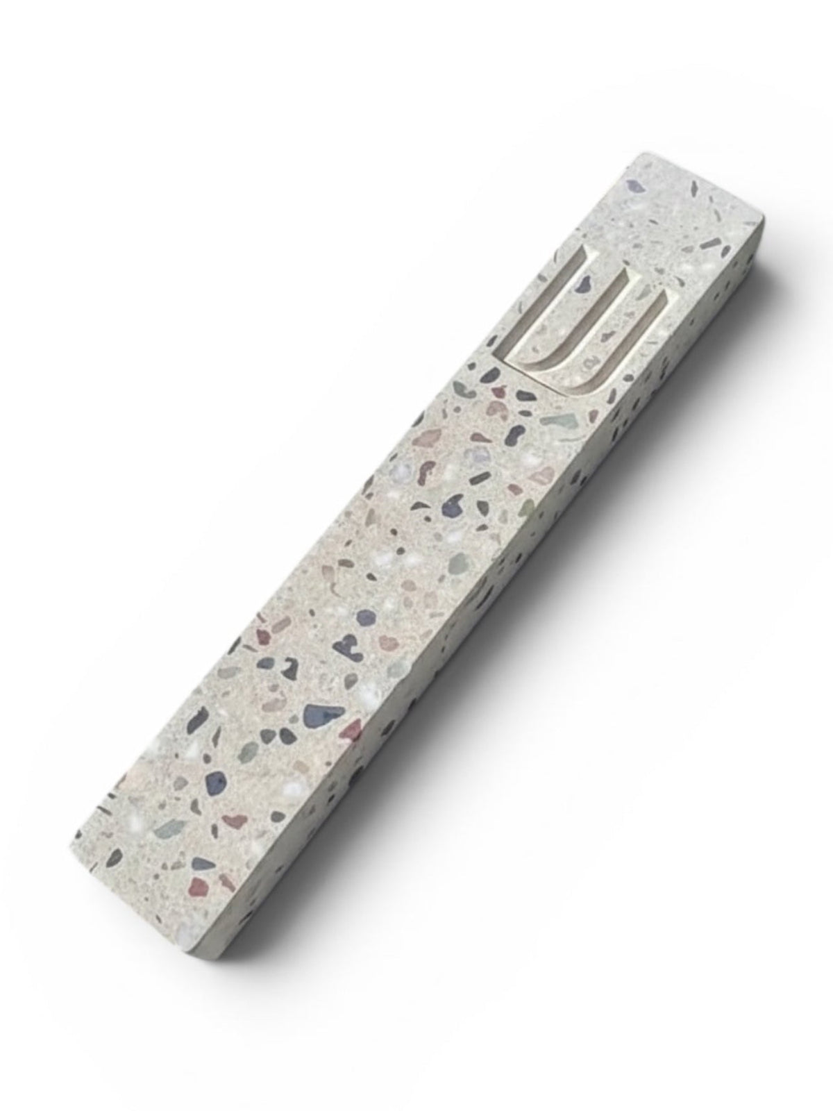 Mézouzah Terrazzo Beige Pierre