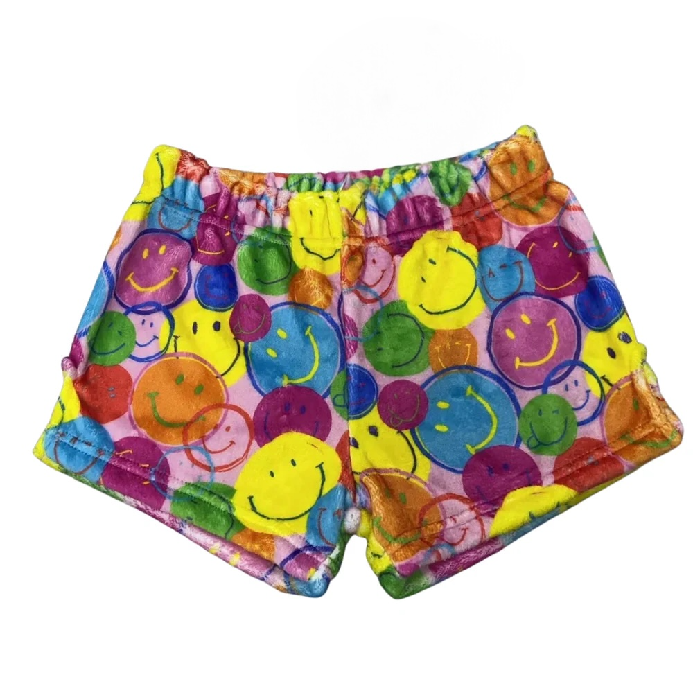 Shorts en peluche - Sourires néon