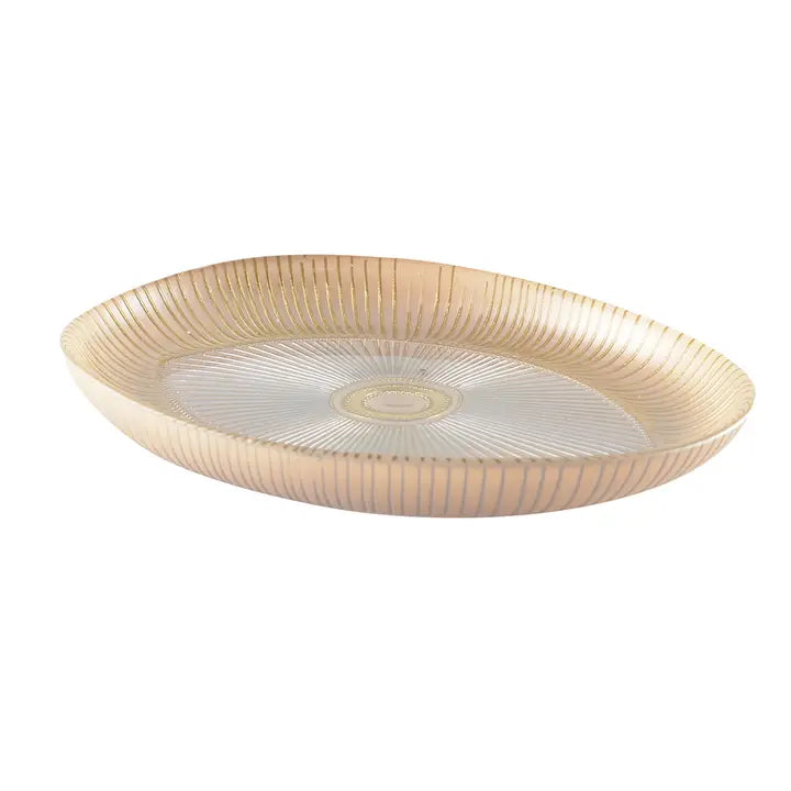 Beige Oval Eye Bowl
