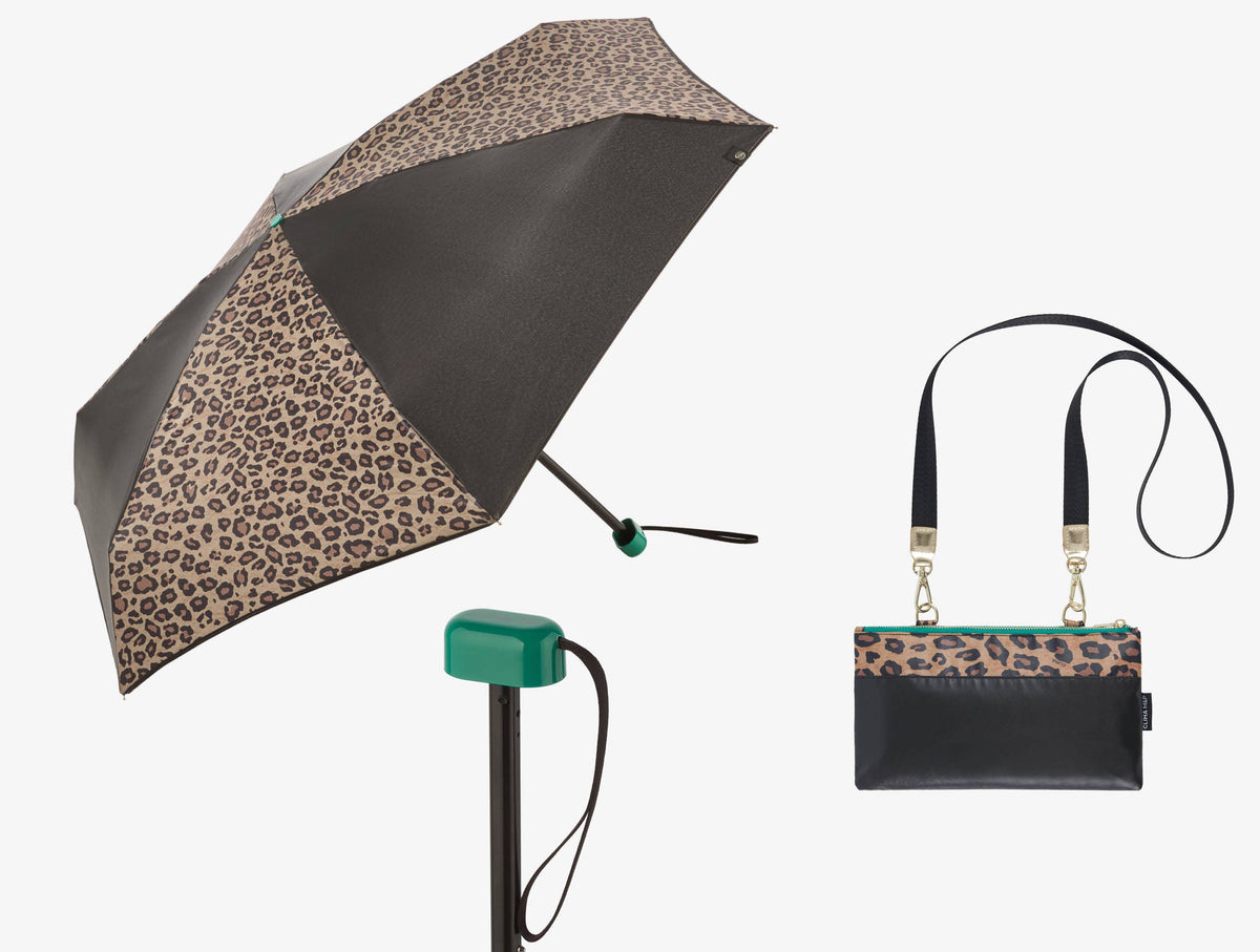 Mini parapluie avec pochette - vert
