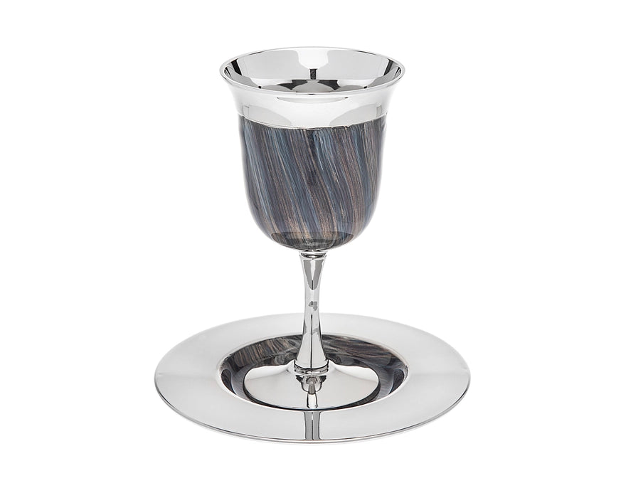 Coupe Kiddush tourbillonnante