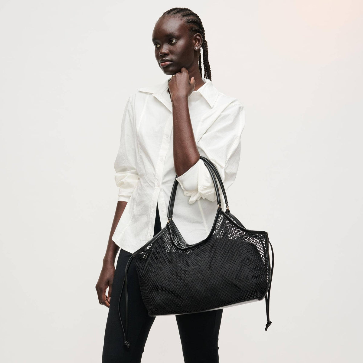 Mesh Tote - black