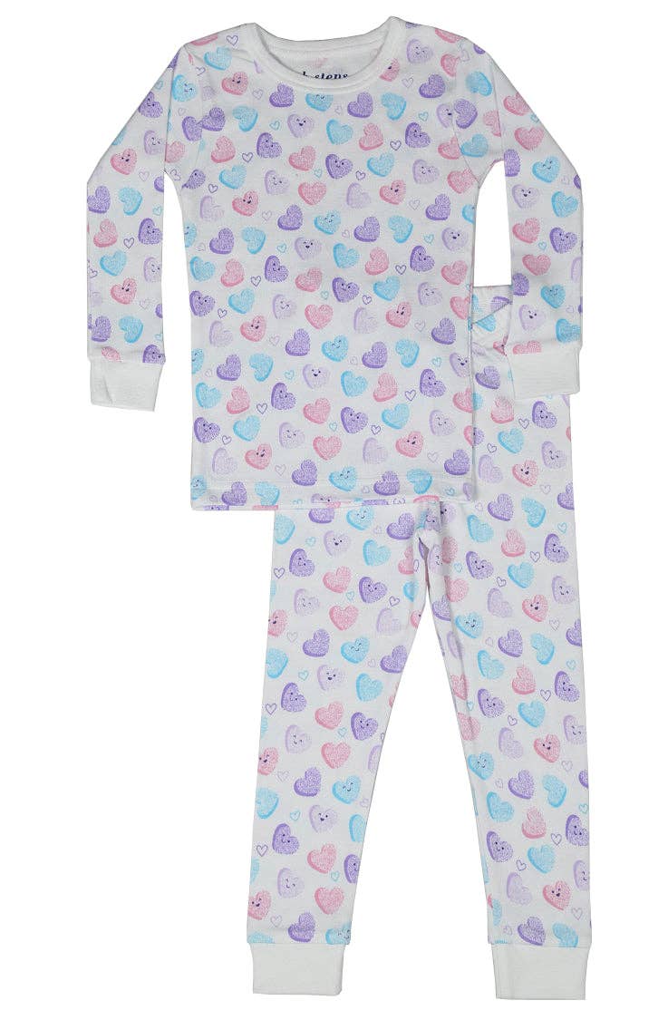 Pyjama Cœurs Heureux ROSE