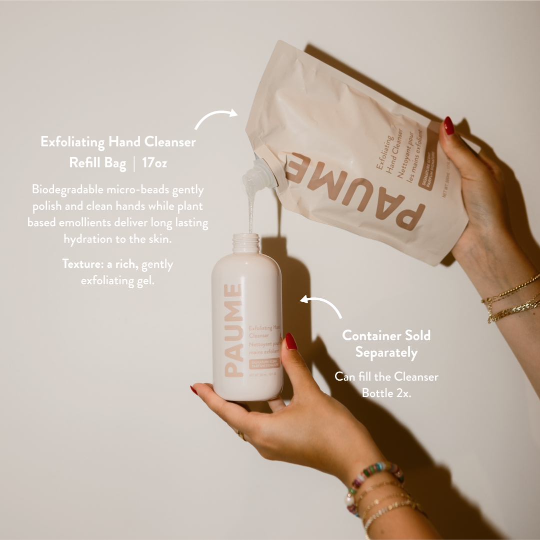 Sachet de recharge savon exfoliant pour les mains Paume