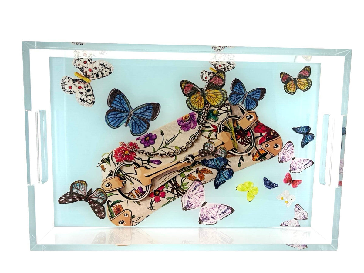 Acrylic Vanity Tray, Take Flight