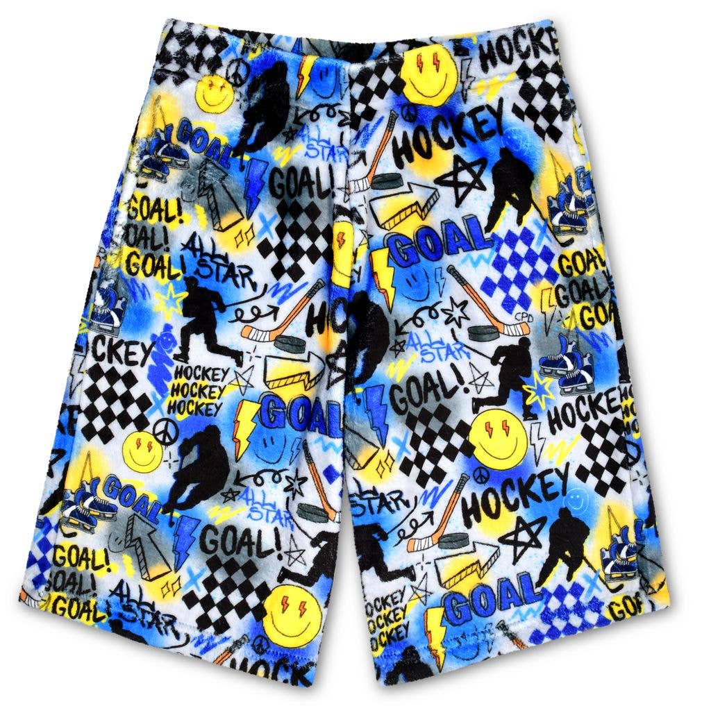Shorts en peluche de hockey Corey Paige