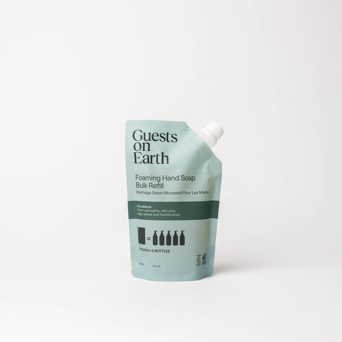 Recharge en vrac de savon moussant pour les mains Guests on Earth