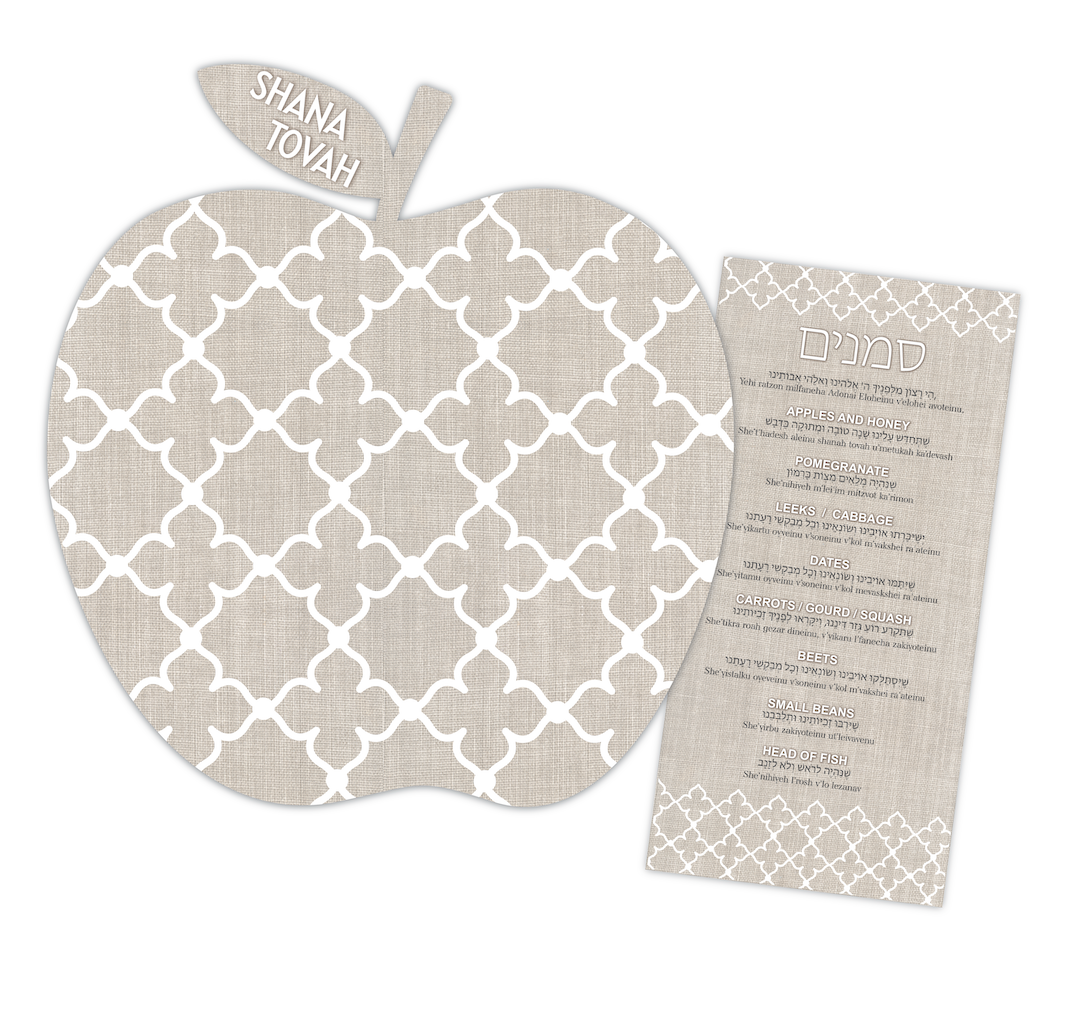 Ensemble de 12 ornements de table en forme de pomme