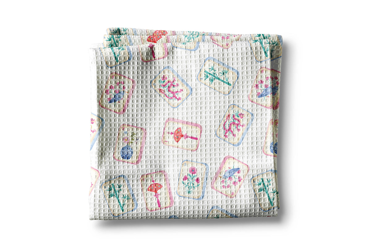 Mahjong tiles Kitchen Towel
