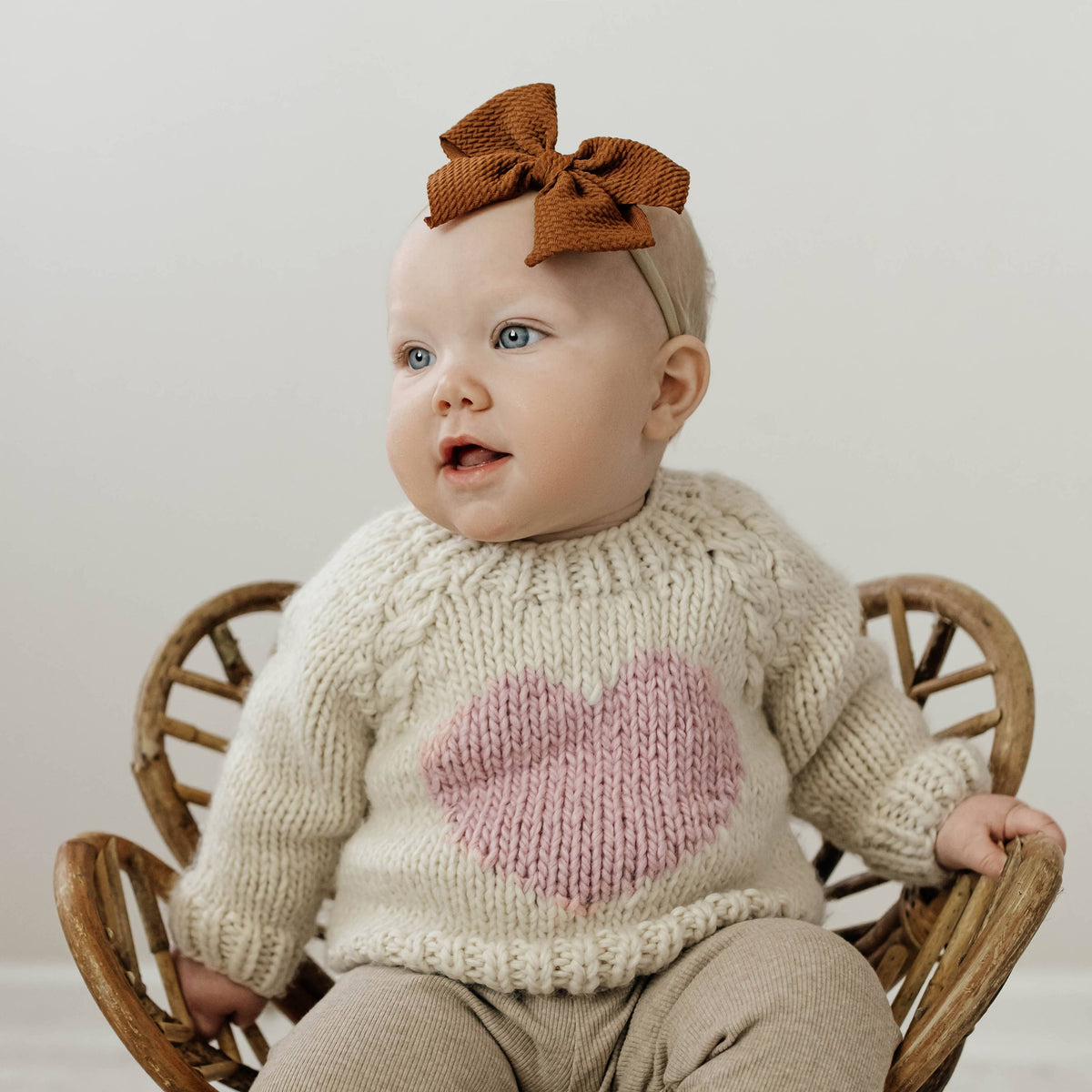 Sweetheart Crew Neck Sweater