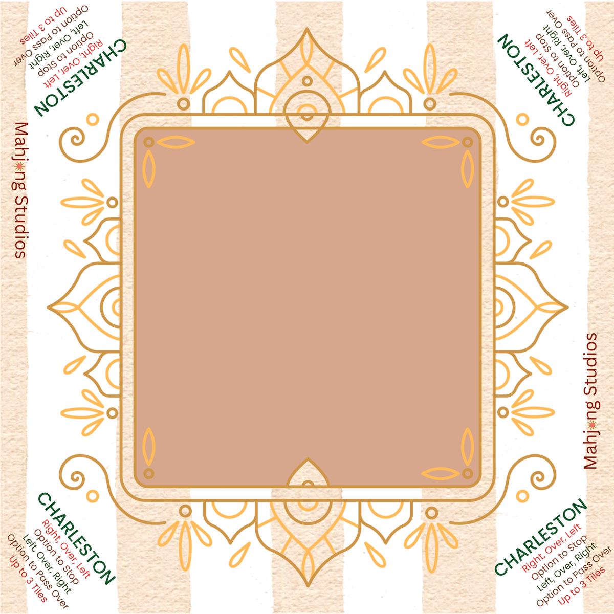 Tapis de Mahjong Ivoire