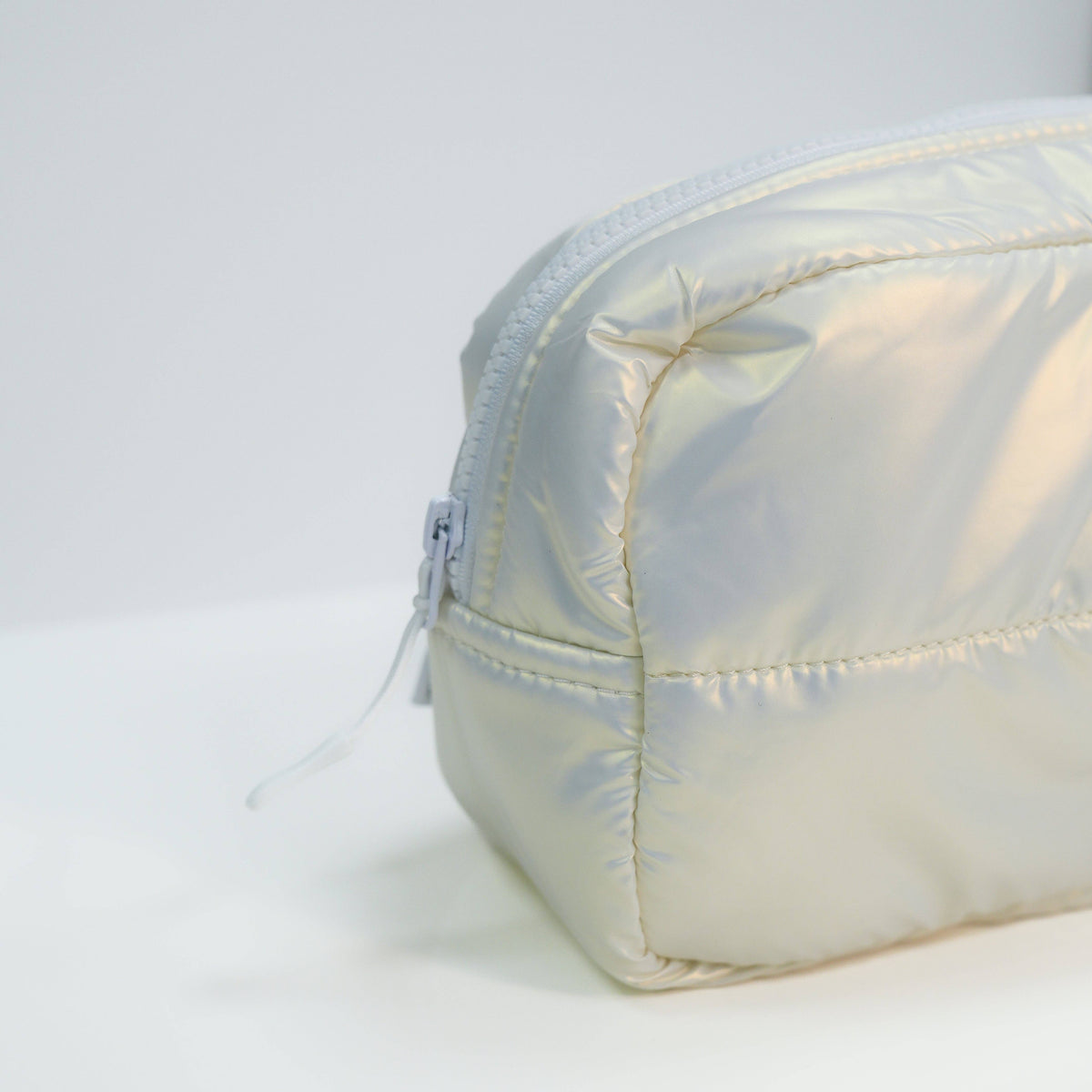 Sac blanc métallisé Canasta / mahjong